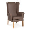 Tanfield Wingback Lounge Dining Armchair - Mink Thumbnail