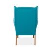 NHC High Back Wing Chair - Turquoise Thumbnail
