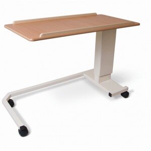Low Height Rise and Fall Table with Wheelchair Friendly Base