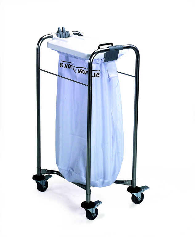 Linen Trolley - 1 Bag - White Lid