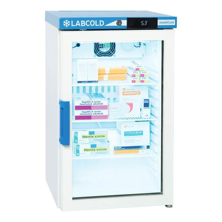 Pharmacy and Vaccine Bench Top Refrigerator - (66 Litre, Glass Door)