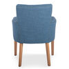NHC Deluxe Guest Chair - Denim (Duck Egg Piping) Thumbnail