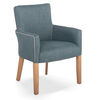 NHC Deluxe Guest Chair - Duck Egg (Silver Piping) Thumbnail