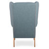 NHC Deluxe High Back Wing Chair - Duck Egg (Silver Piping) Thumbnail
