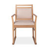 NHC Premium Dining Chair with Arms and Skis - Manhattan Cream Thumbnail