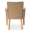 NHC Deluxe Guest Chair - Sand (Charcoal Piping) Thumbnail