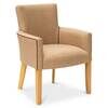 NHC Deluxe Guest Chair - Sand (Plum Piping) Thumbnail
