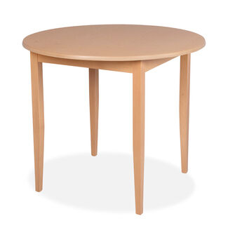 Round Dining Table, Standard Finish, Beech 