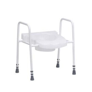 Height Adjustable Toilet Seat and Frame