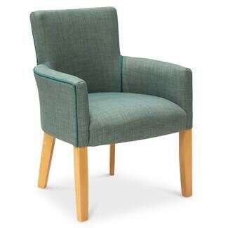 NHC Deluxe Guest Chair - Duck Egg (Teal Piping)